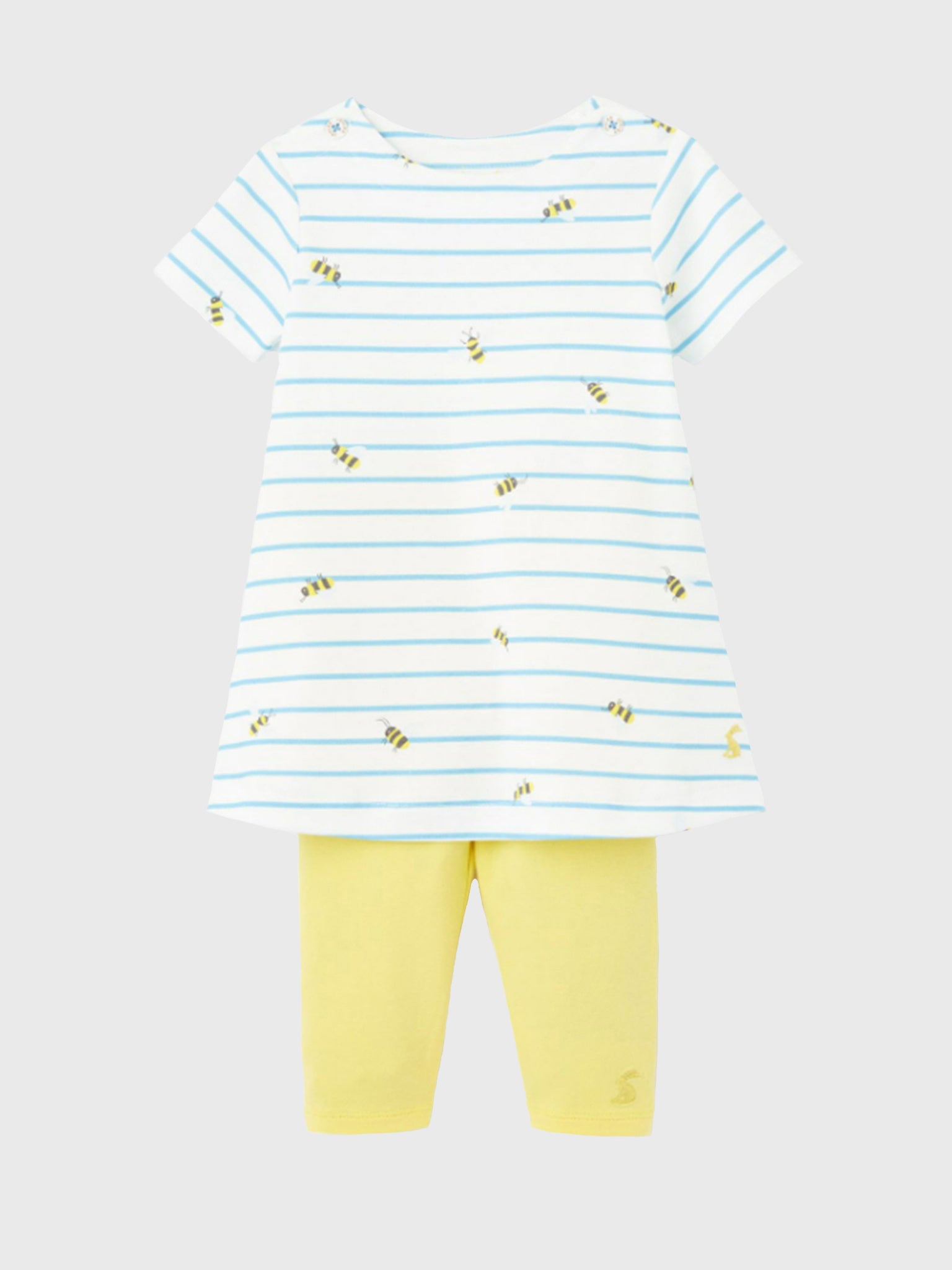 Little Joules Little Girls' Christina Set - Saint Bernard