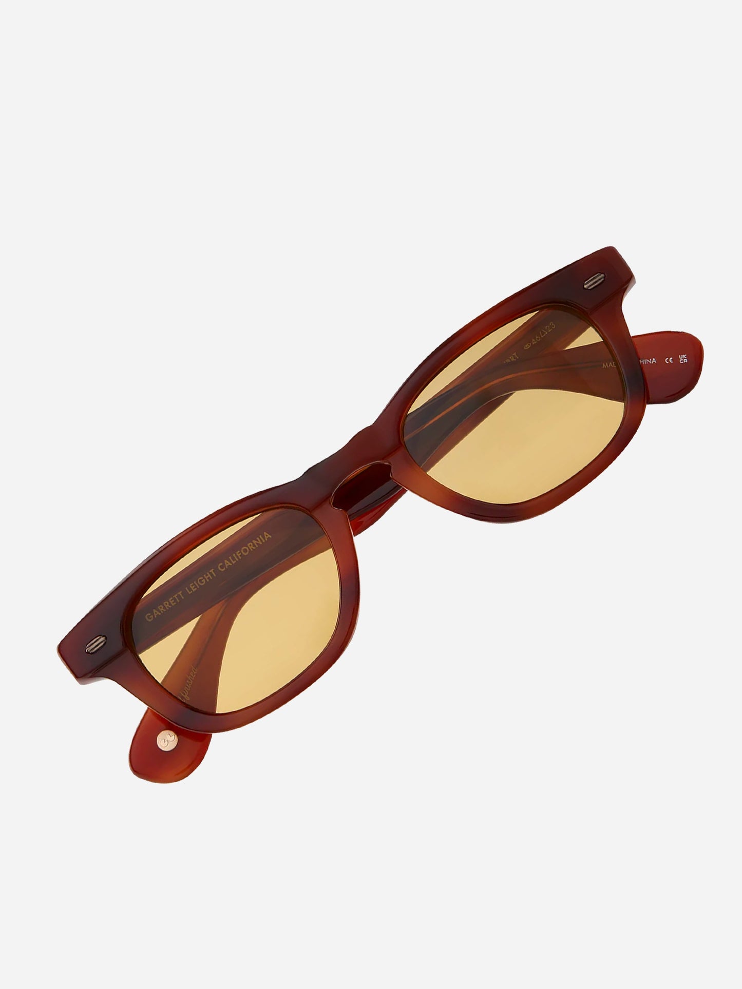 Garrett Leight Lo-B Sunglasses - Saint Bernard