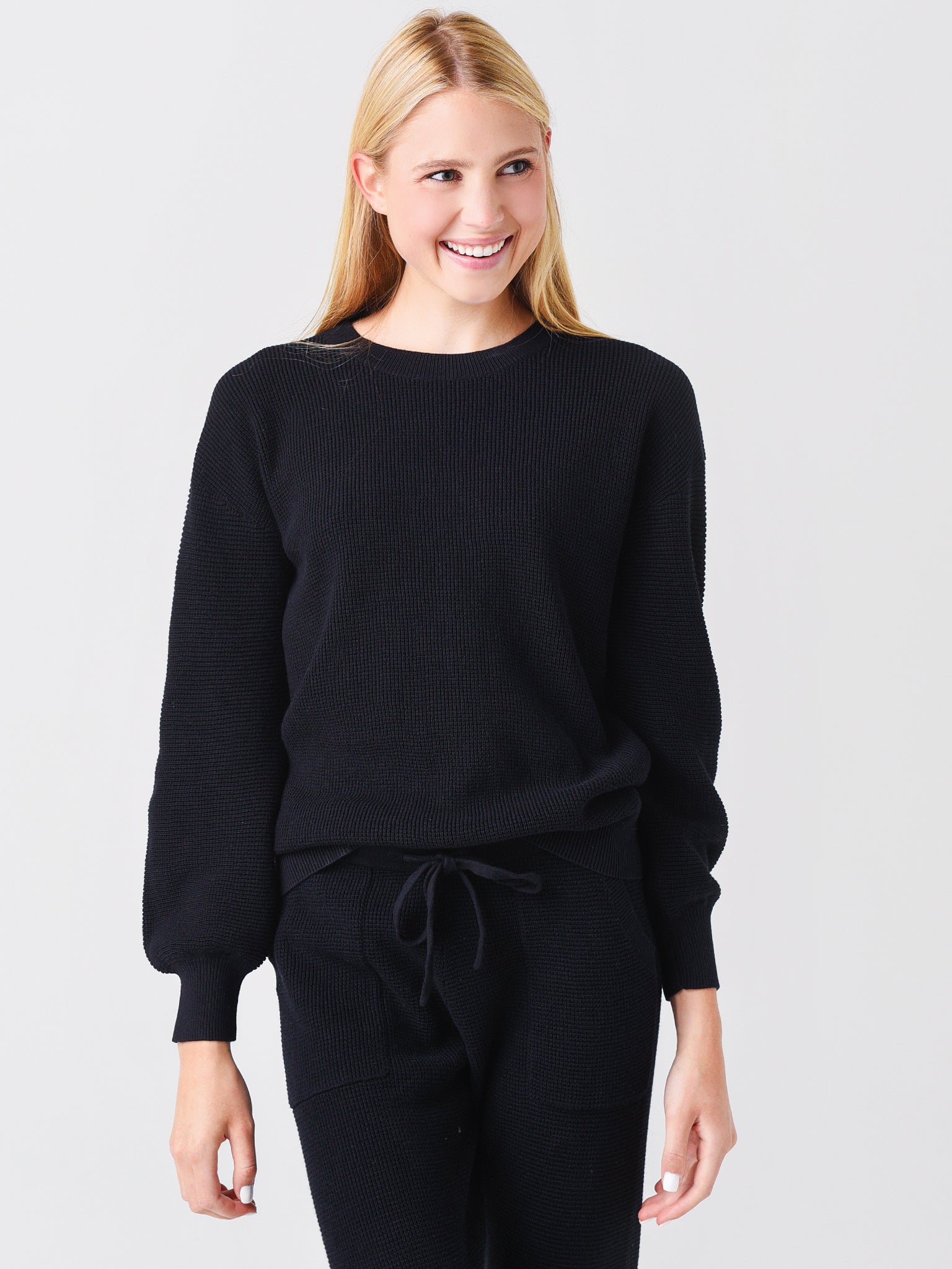 J Society Women's Cotton Waffle Top - Saint Bernard