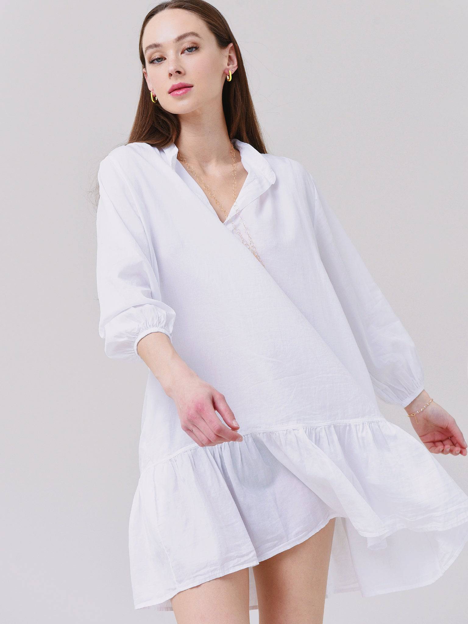 Stark X Women's Poplin Placket Dress - Saint Bernard