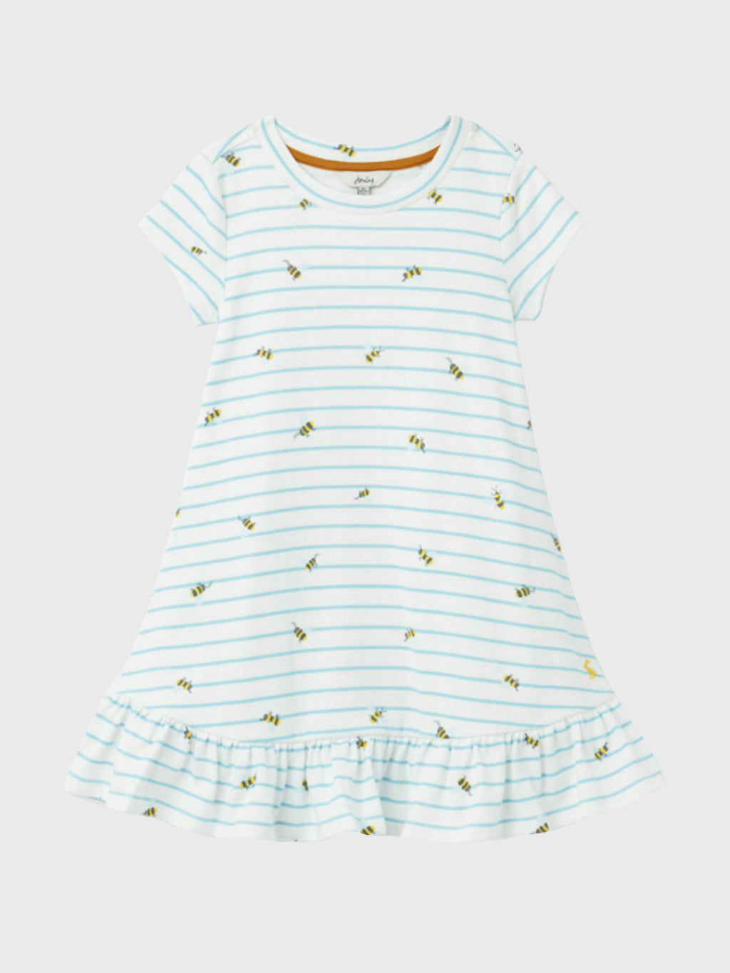 Little Joules Girls' Allie Peplum Dress - Saint Bernard