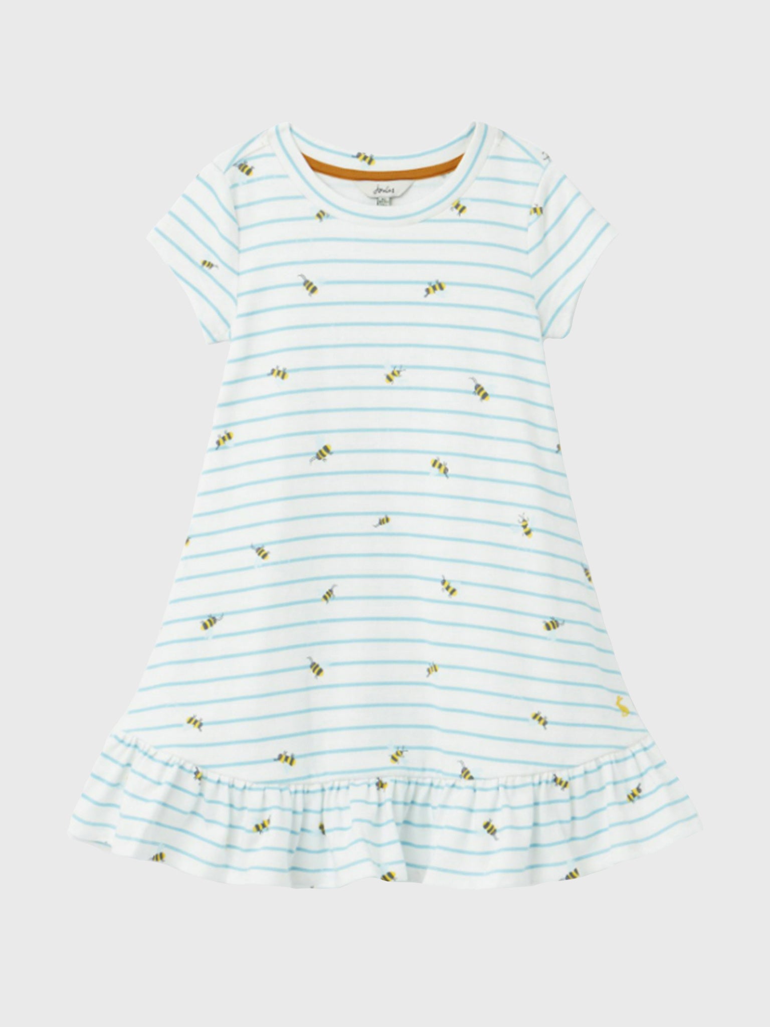 Little Joules Girls' Allie Peplum Dress - Saint Bernard