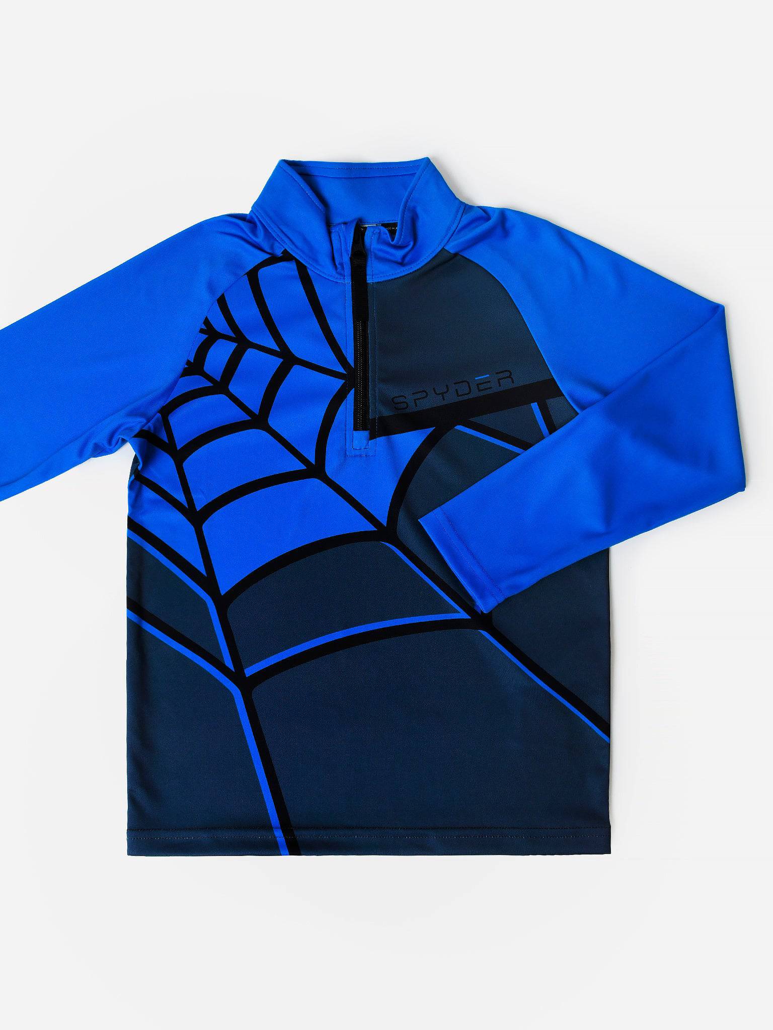 Spyder Boys' Web Half-Zip Base Layer Top - Saint Bernard