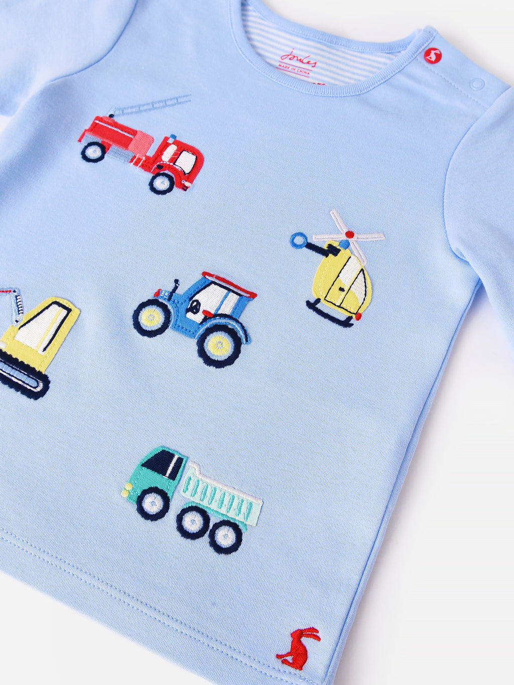 Joules Baby Boys' Tate Long Sleeve T-Shirt - Saint Bernard