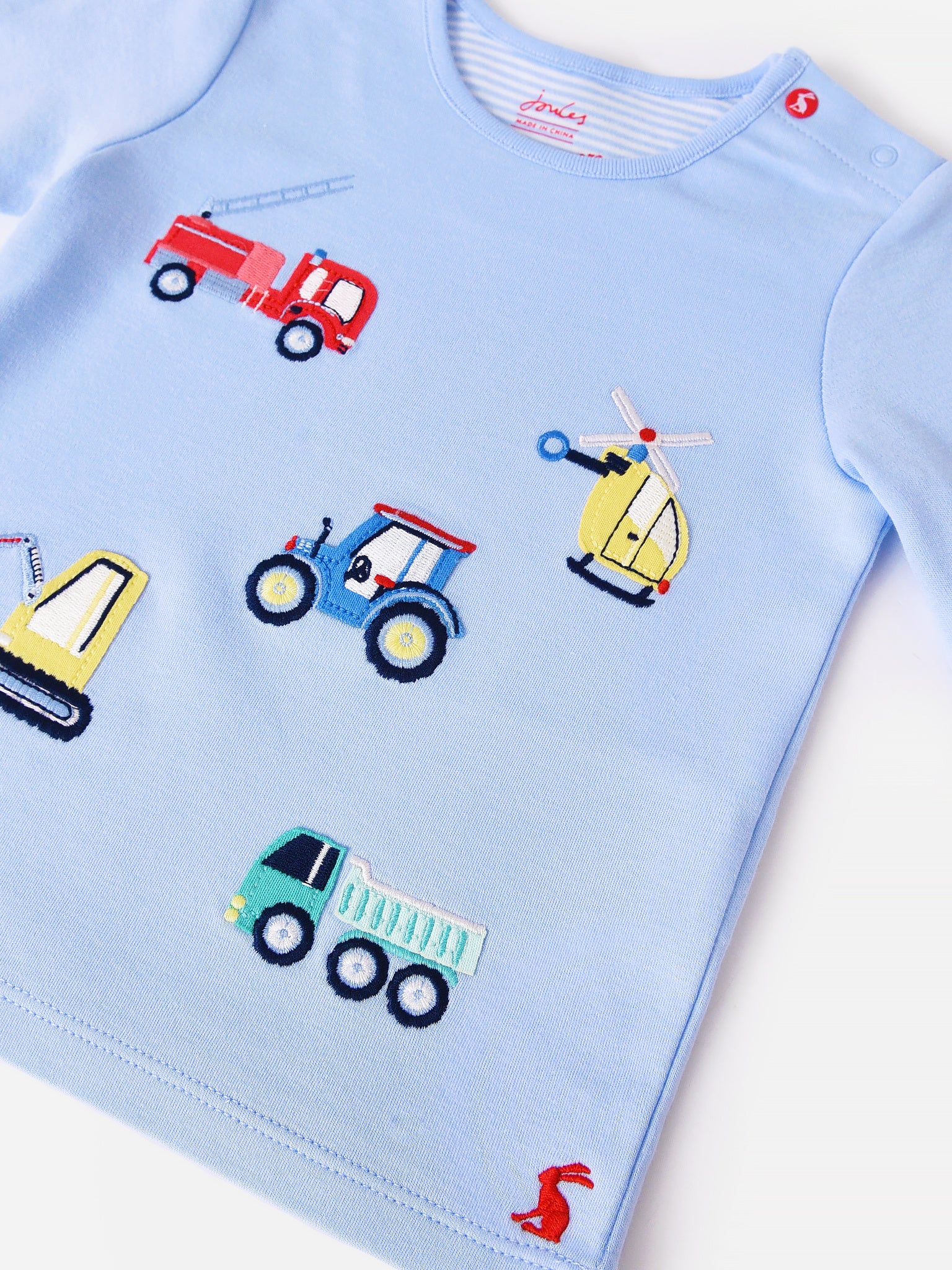 Joules Baby Boys' Tate Long Sleeve T-Shirt - Saint Bernard