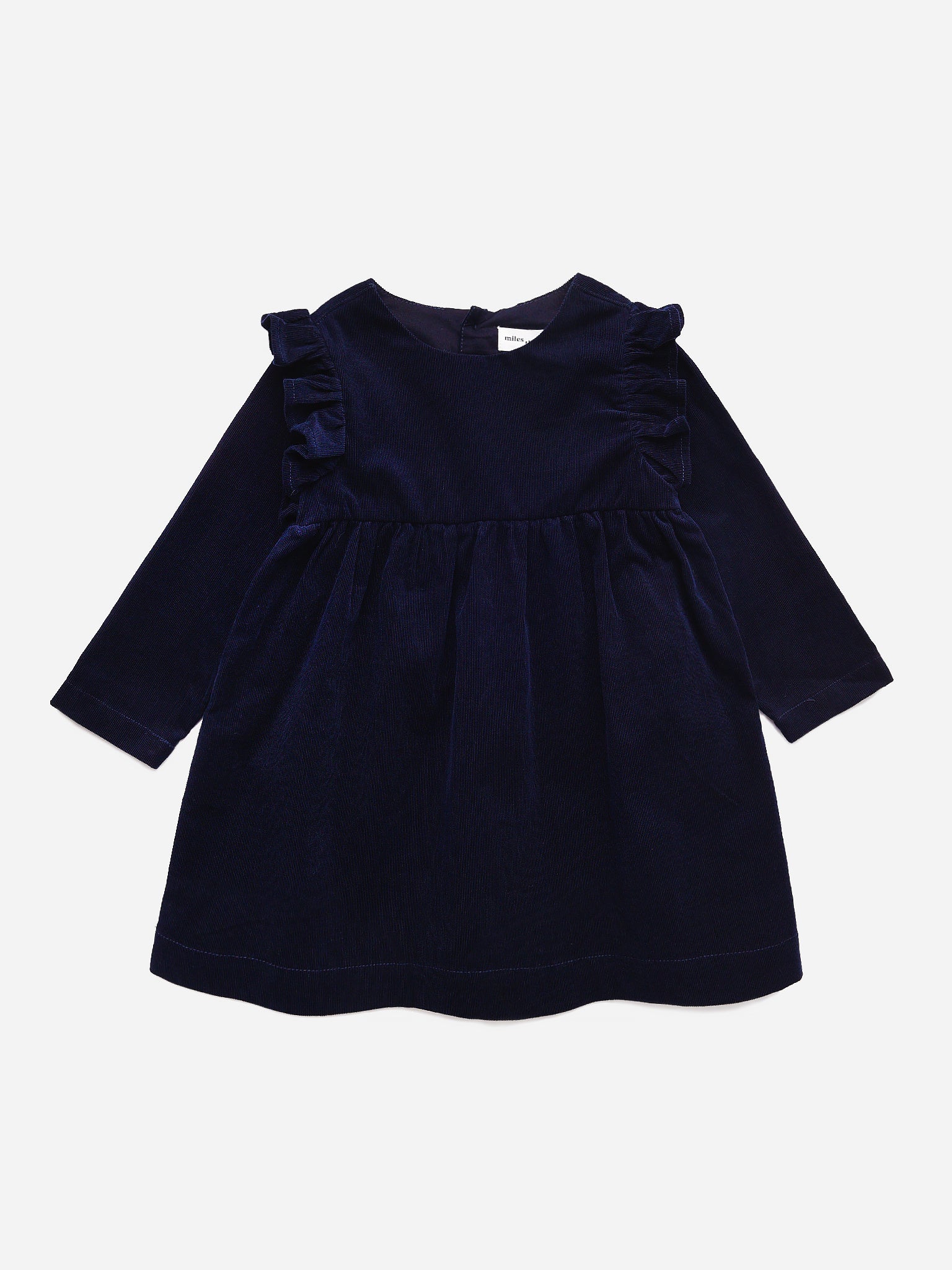 Miles Girls' Long Sleeve Woven Dress - Saint Bernard
