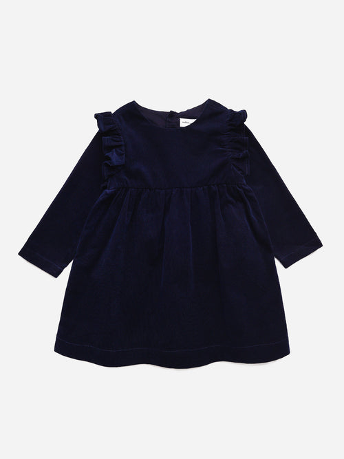 Miles Girls' Long Sleeve Woven Dress