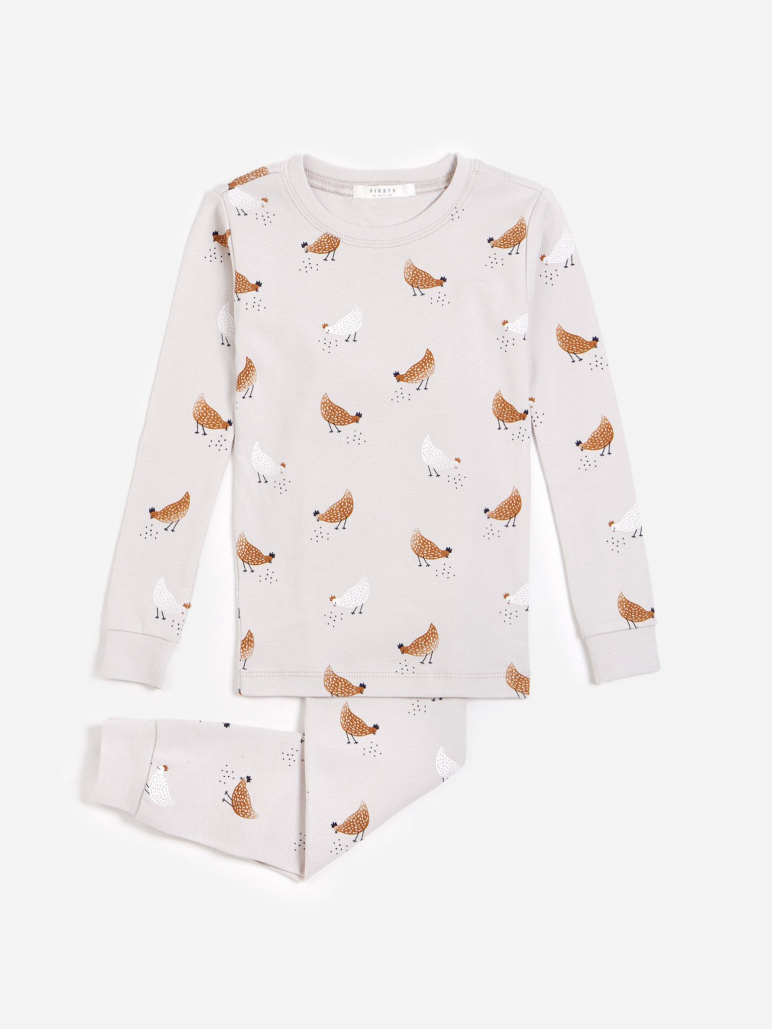 Petit Lem Kid's Knit Two Piece Pajama Set - Saint Bernard