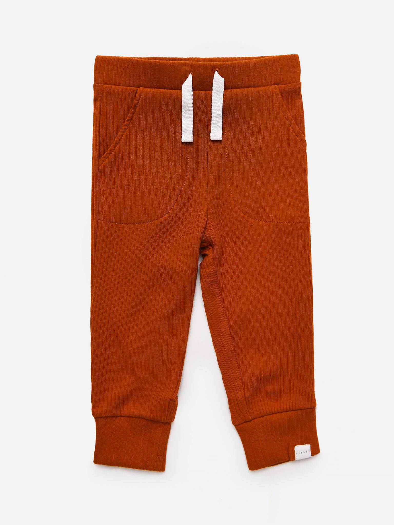 Petit Lem Little Kids' Rib Jogger - Saint Bernard