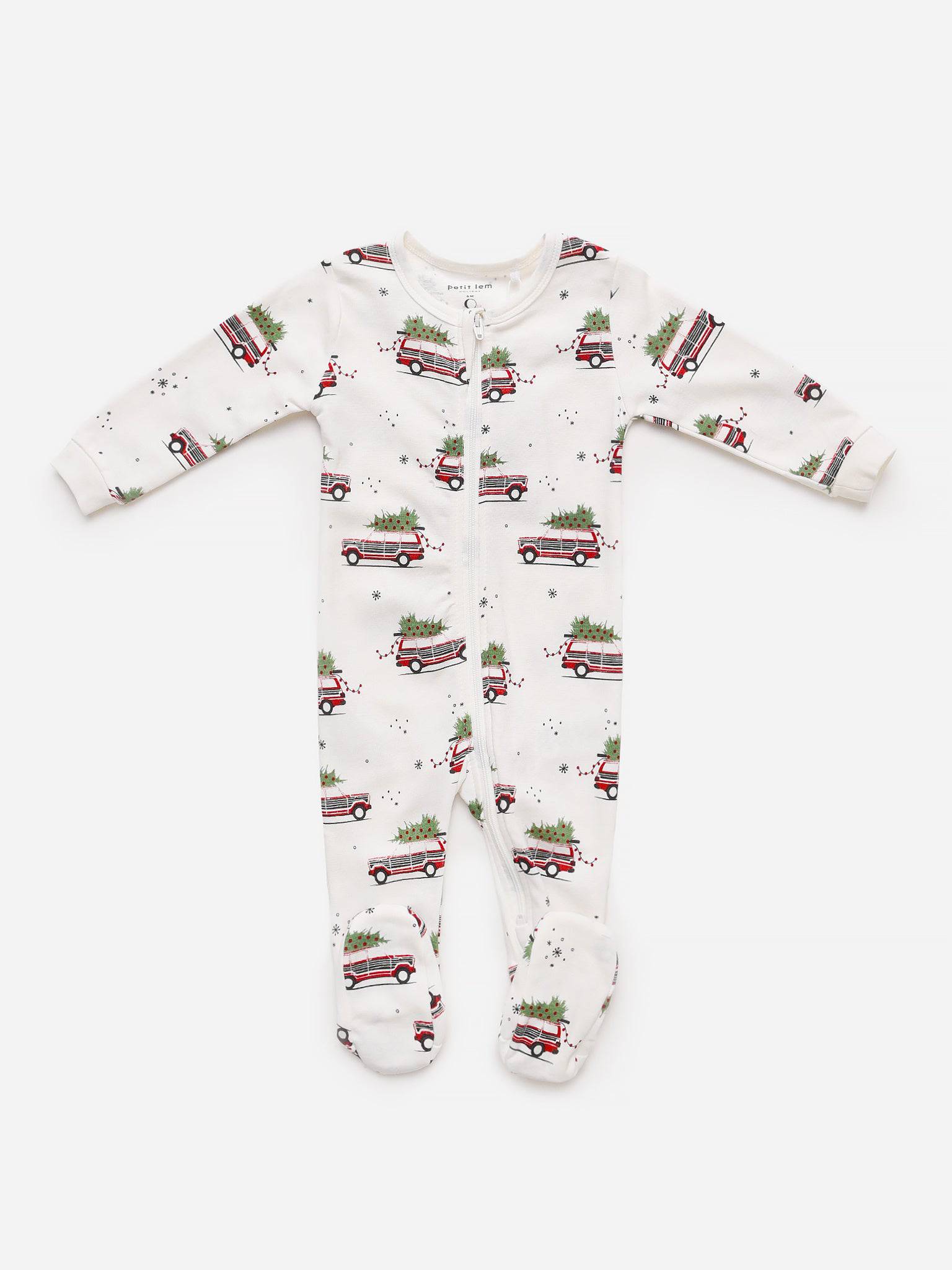 Petit Lem Little Kids' Footed Sleeper - Saint Bernard