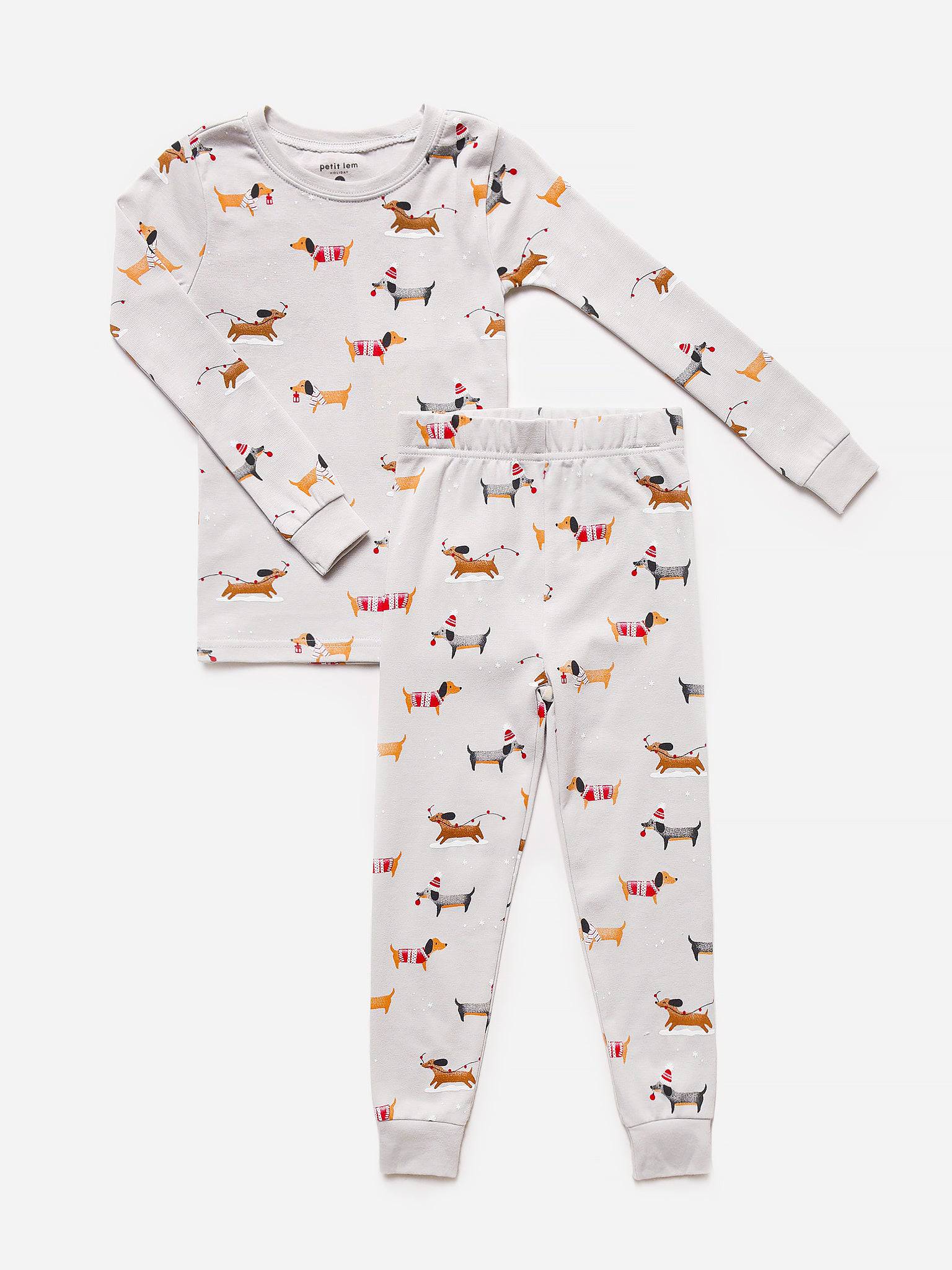 Petit Lem Kids' Pajama Set - Saint Bernard
