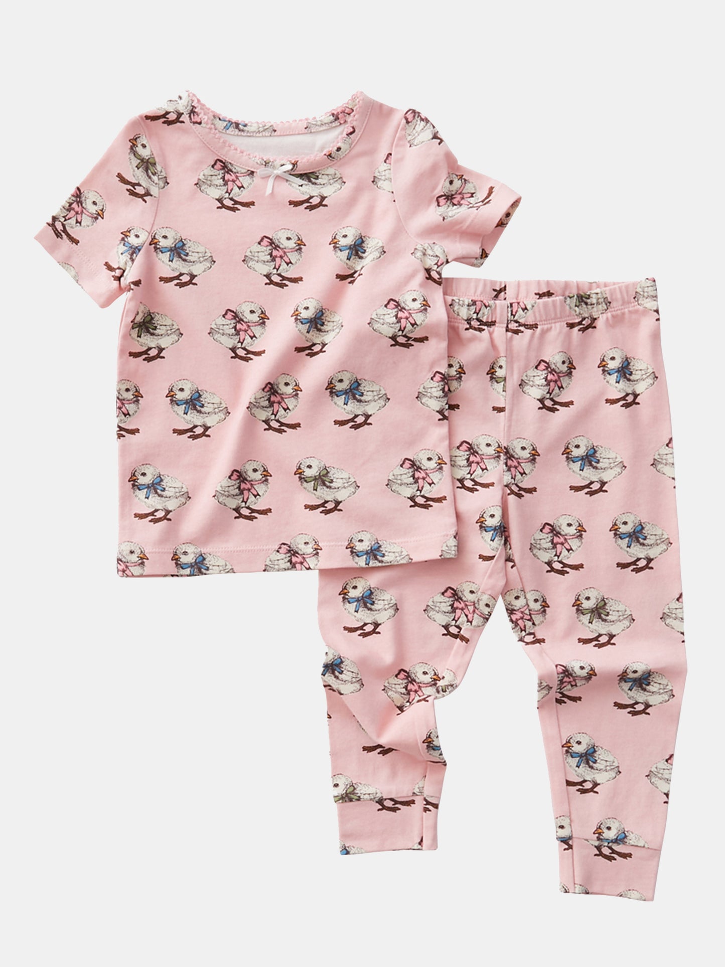 Pink Chicken Kids' Chick Spring Pajama Set - Saint Bernard
