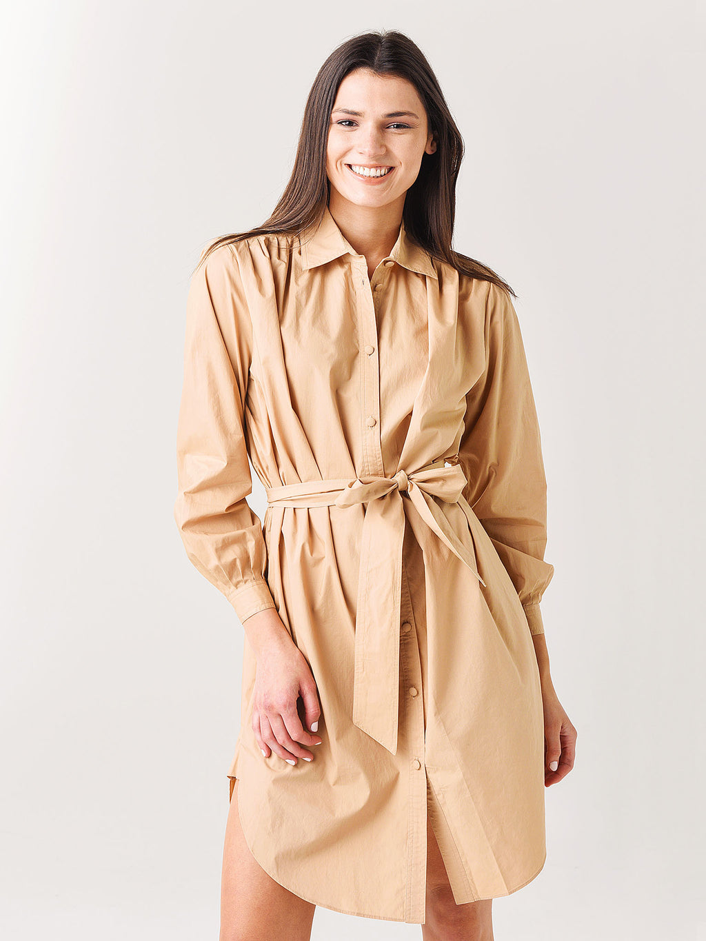 Hunter Bell Women's Rollins Shirt Dress - Saint Bernard