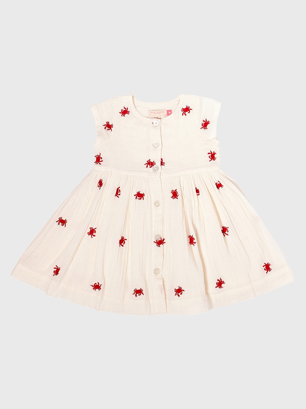 Pink Chicken Girls' Winnie Dress - Saint Bernard