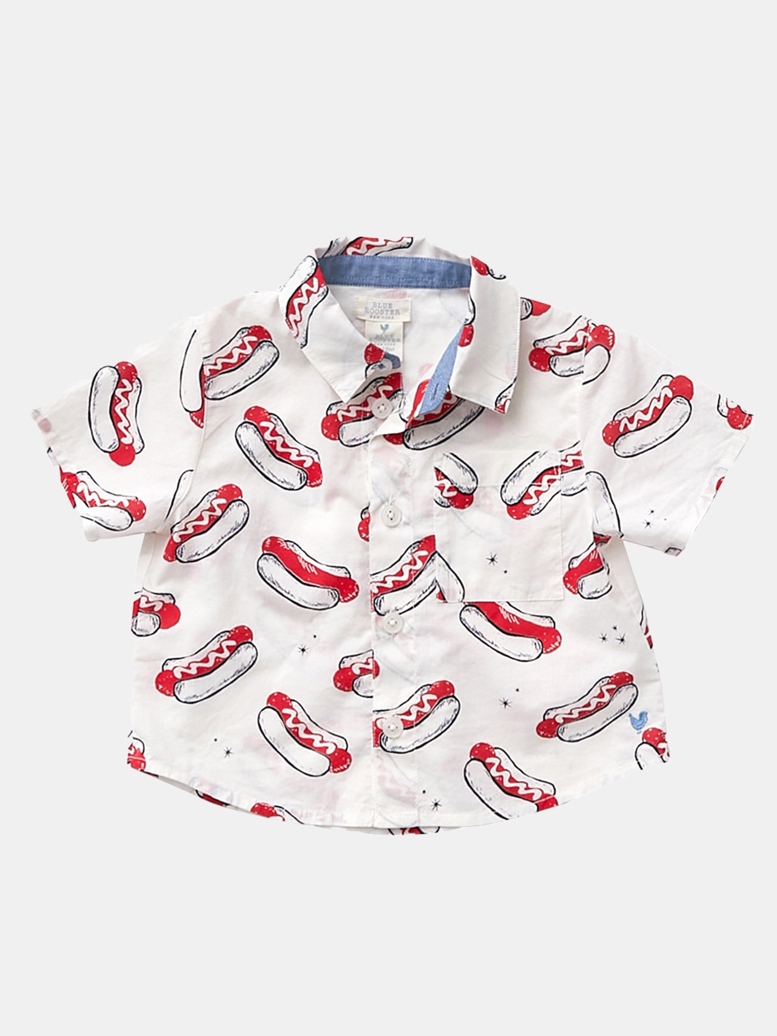 Pink Chicken Little Boys' Hot Dog Jack Shirt - Saint Bernard