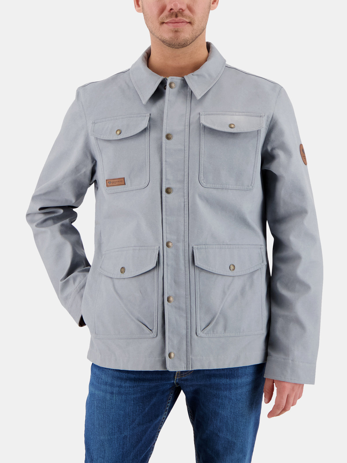 Obermeyer Men's Oliver Waxed Jacket - Saint Bernard
