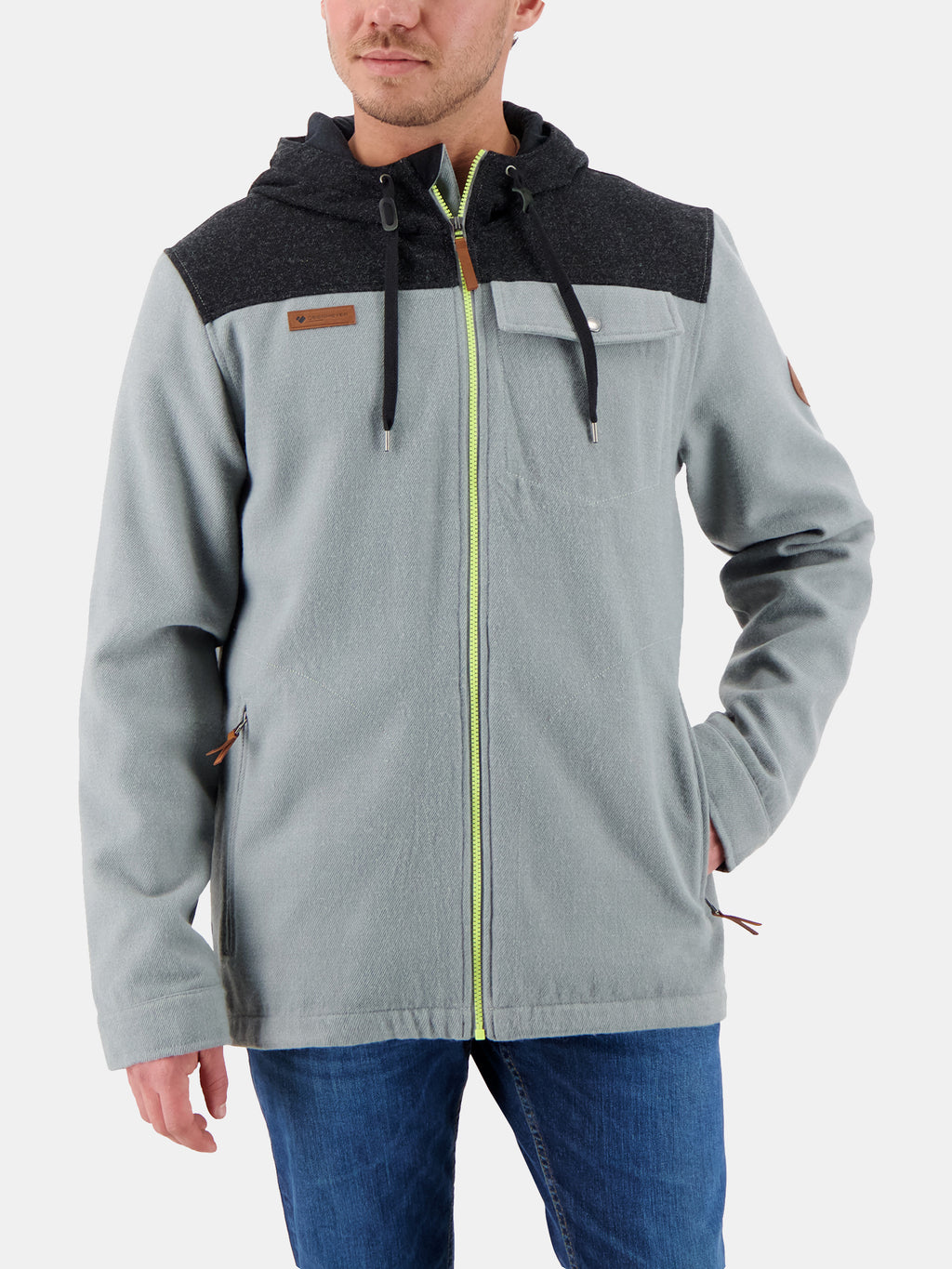 Obermeyer Men's Wyatt Wooly Jacket - Saint Bernard