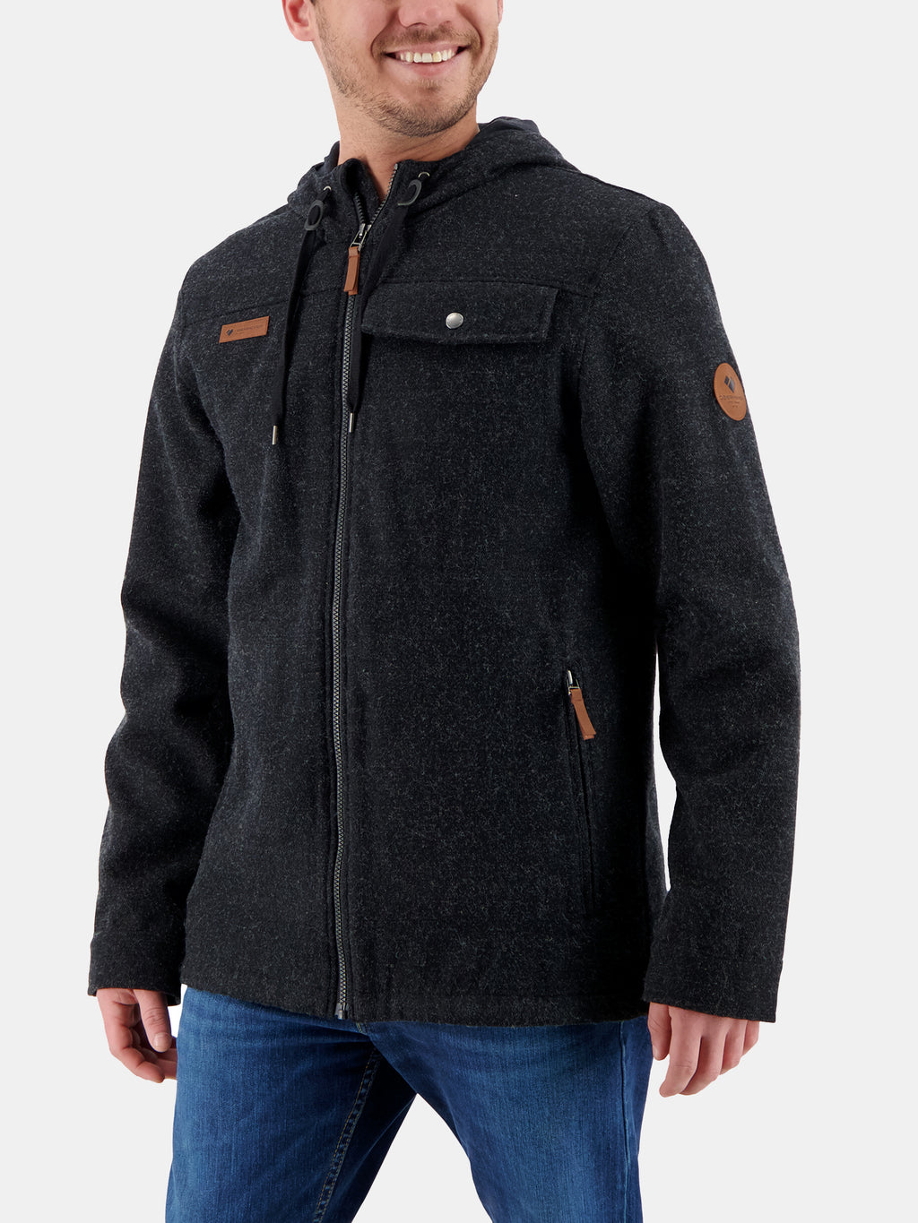 Obermeyer Men's Wyatt Wooly Jacket - Saint Bernard