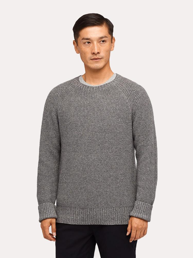 Bonobos Cotton Cashmere Half Cardigan Raglan - Saint Bernard