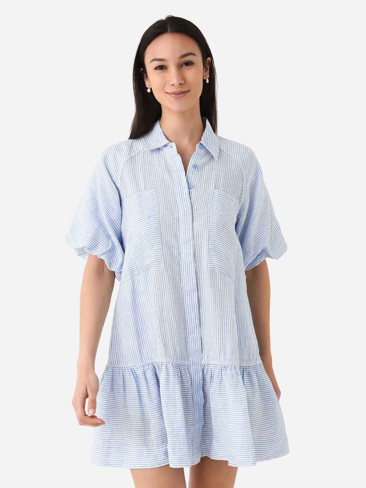 Simkhai Women's Crissy Linen Shirting Dress - Saint Bernard