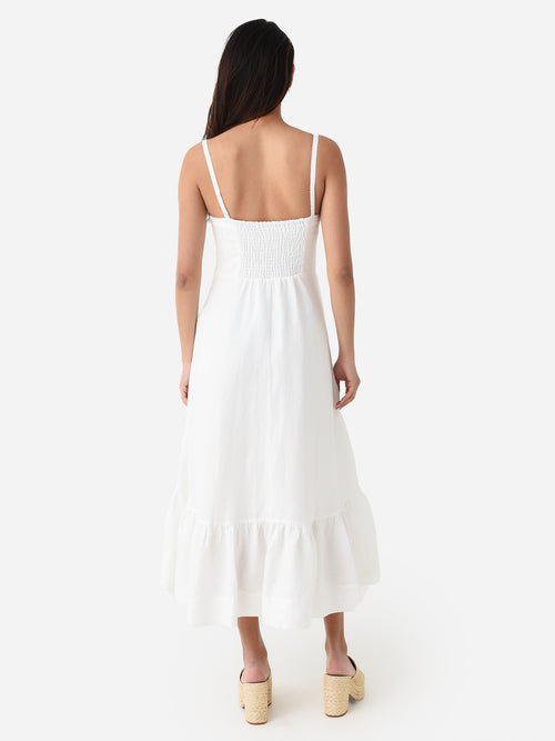 Simkhai Women's Kitzia Linen Bustier Dress