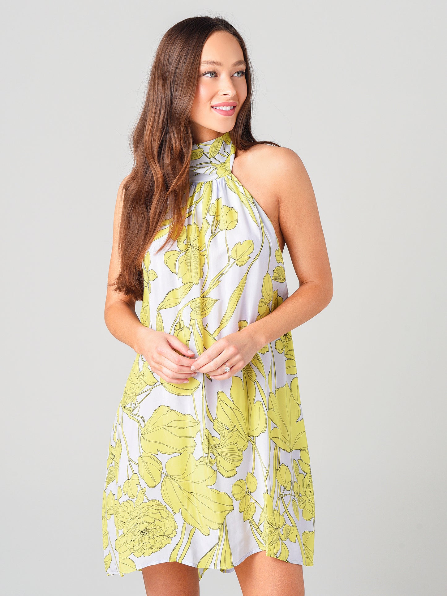 Stark X Women's Halter Mini Dress - Saint Bernard