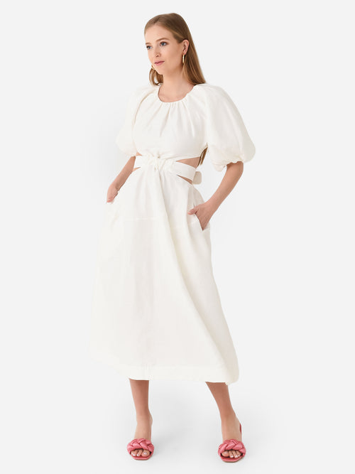 AJE Women's Cutout Midi Dress
