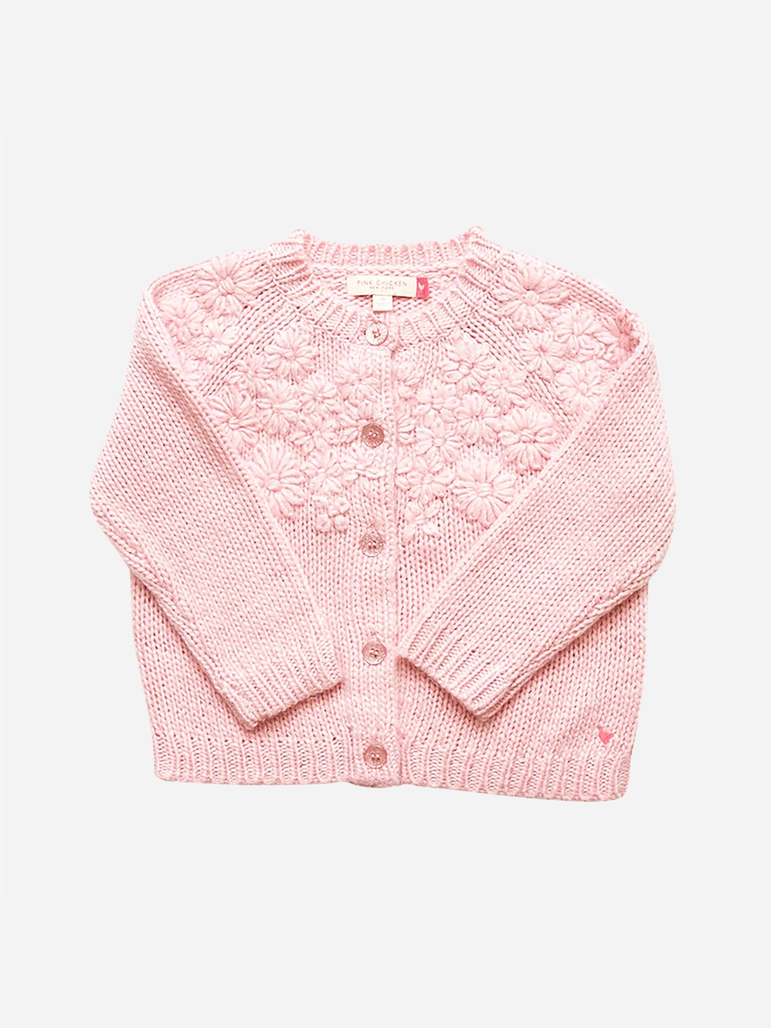 Pink Chicken Girls' Blossom Sweater - Saint Bernard