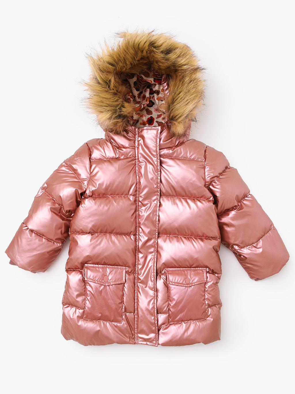 Pink Chicken Girls' Paulina Puffer Jacket - Saint Bernard