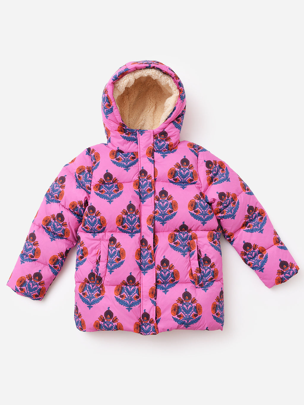 Pink Chicken Girls' Pete Puffer Jacket - Saint Bernard
