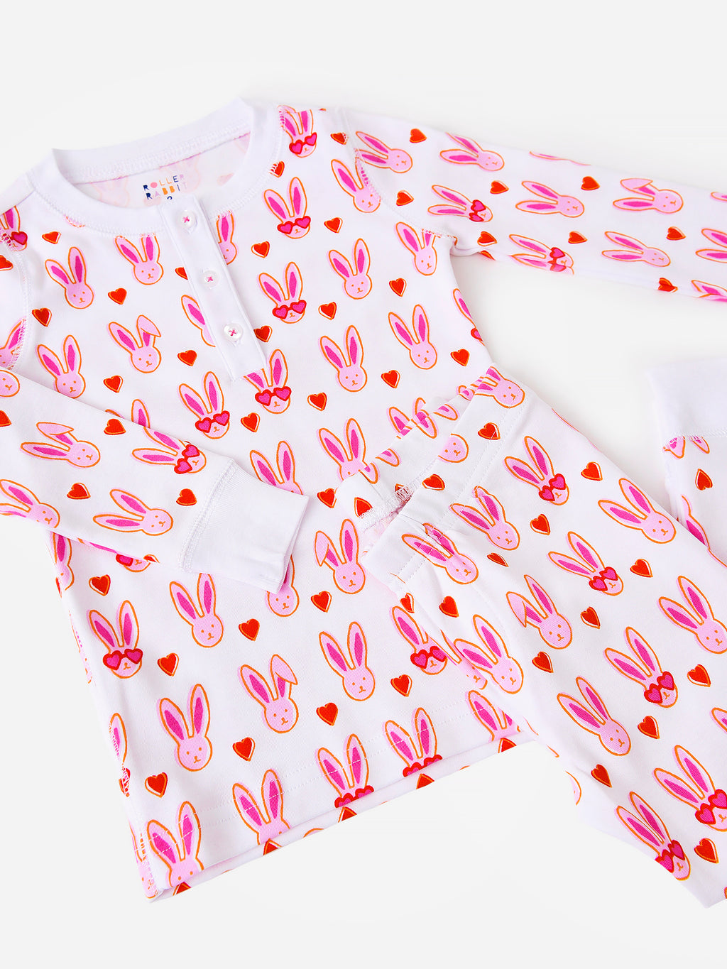Roller Rabbit Girls' Lovestruck Pajamas - Saint Bernard