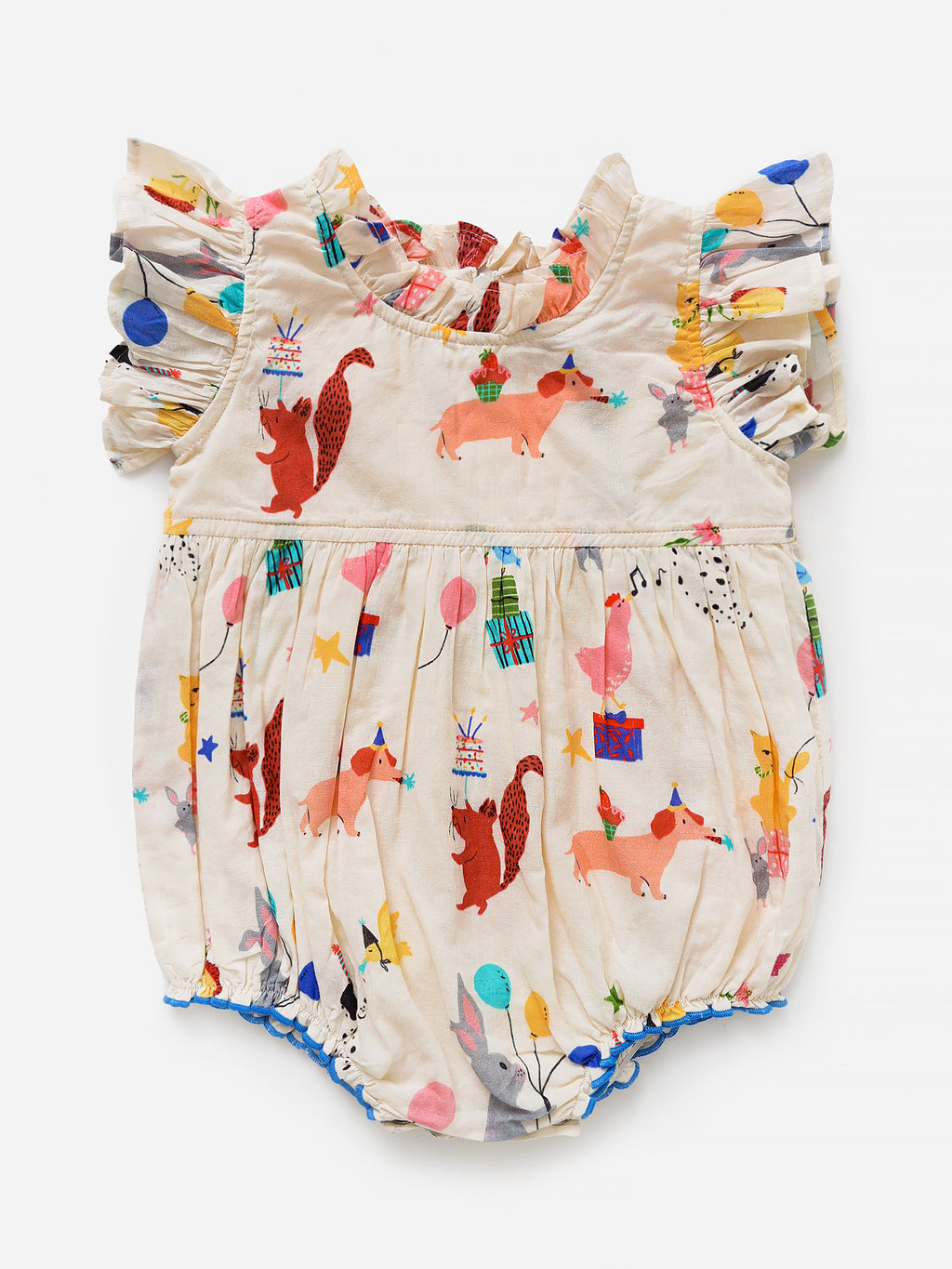 Pink Chicken Little Girls' Jennifer Bubble - Saint Bernard