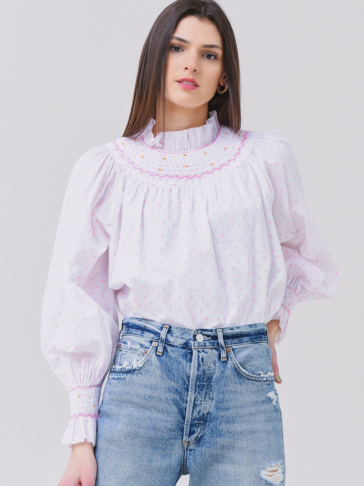 Hunter Bell Women's Hayes Blouse - Saint Bernard