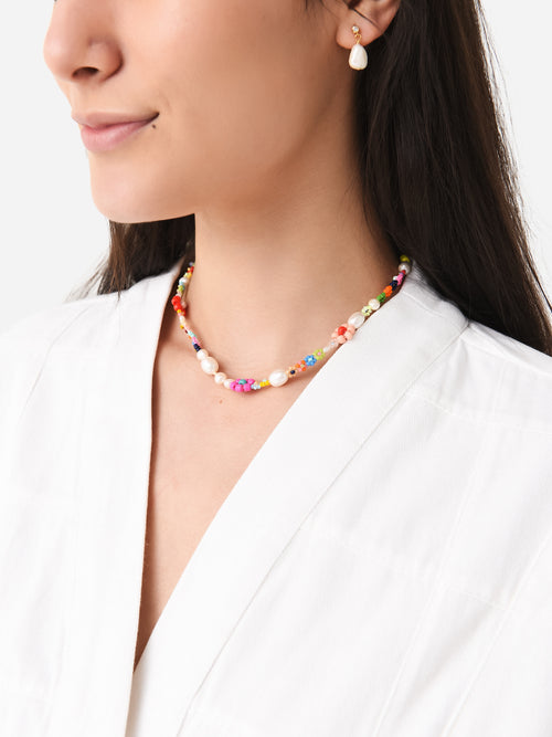 Anni Lu Women's Mexi Flower Necklace