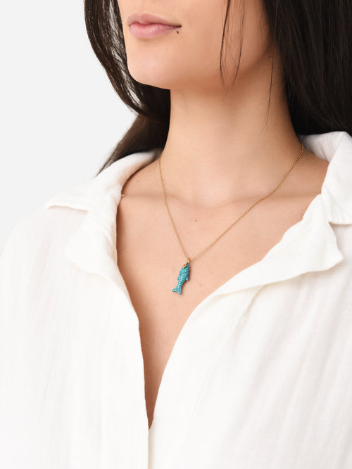 Anni Lu Women's Fishy Necklace