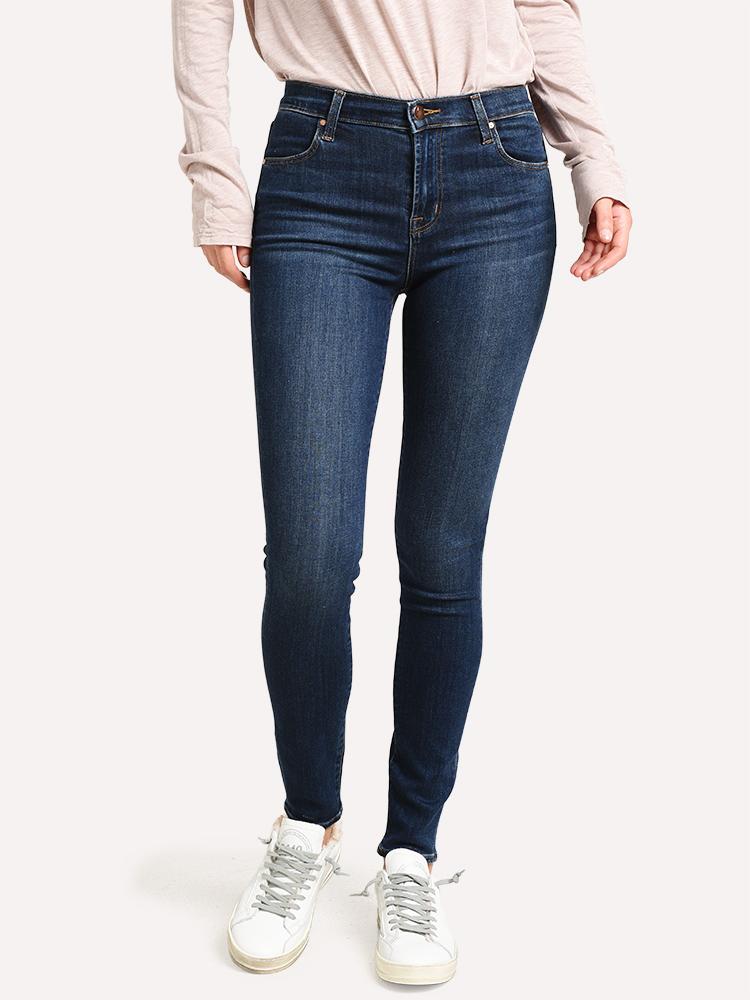 J Brand Women's Maria High-Rise Skinny Jean - Saint Bernard
