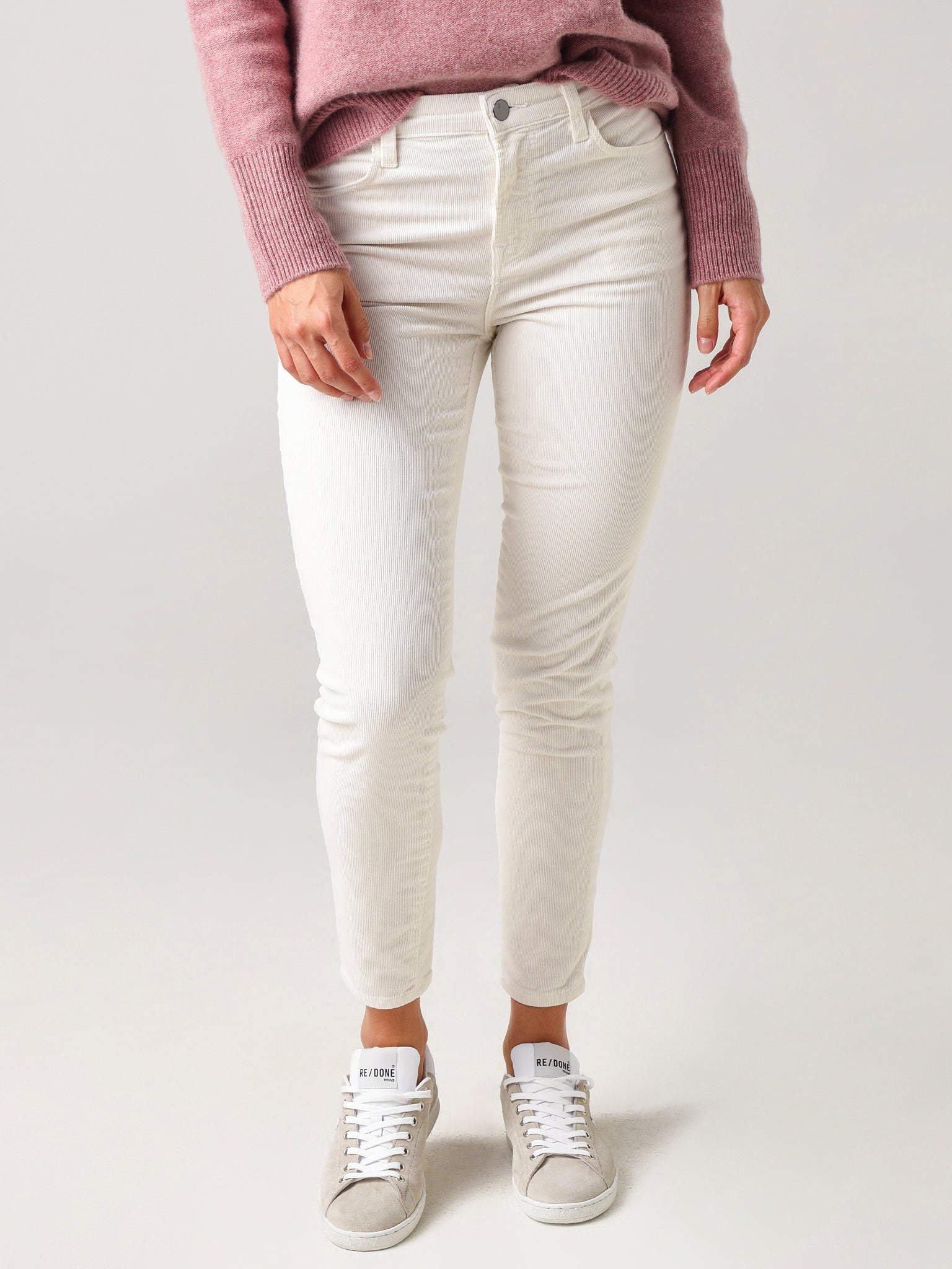 J Brand Women's Alana High Rise Crop Skinny Jean - Saint Bernard