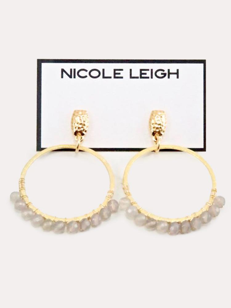 Nicole Leigh Harper Gold Earrings