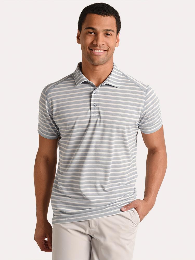 Bonobos Flatiron Jacquard Polo - Saint Bernard