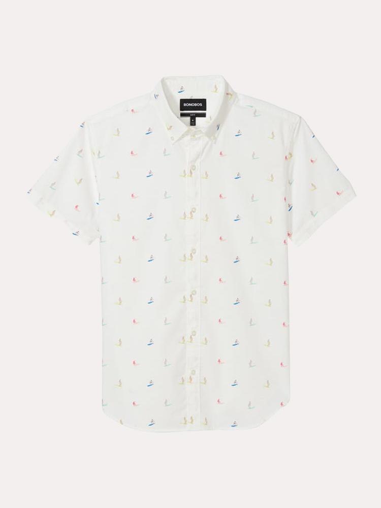 Bonobos Men's Riviera Short Sleeve Shirt - Saint Bernard