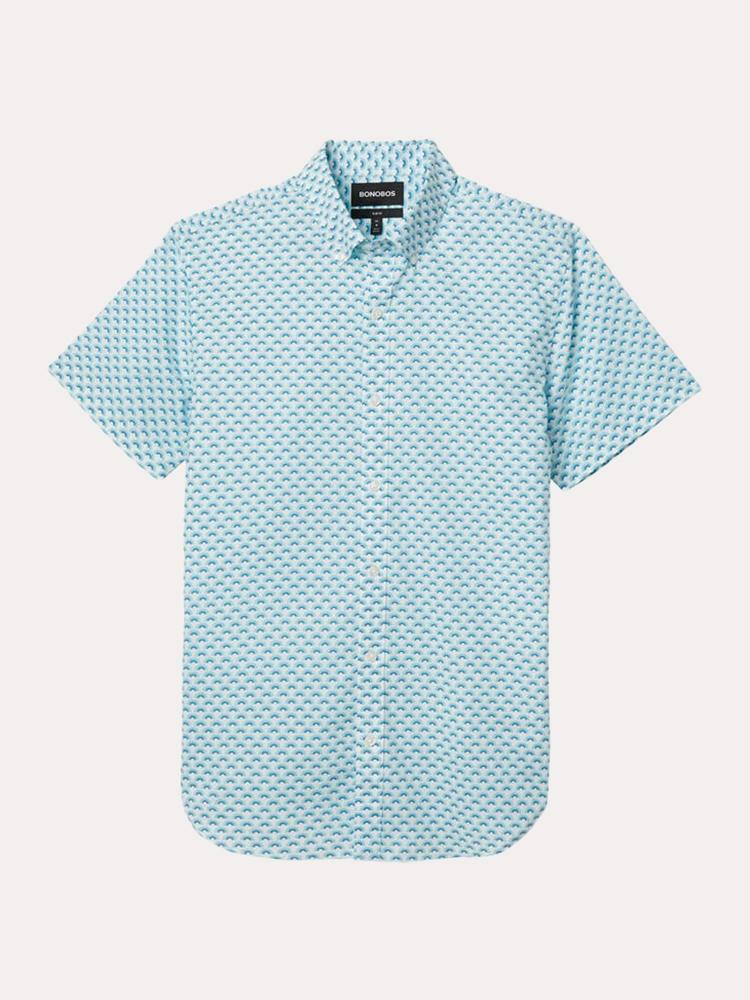 Bonobos Men's Riviera Short Sleeve Shirt - Saint Bernard