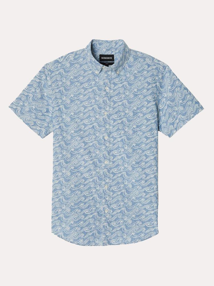 Bonobos Men's Riviera Short Sleeve Shirt - Saint Bernard