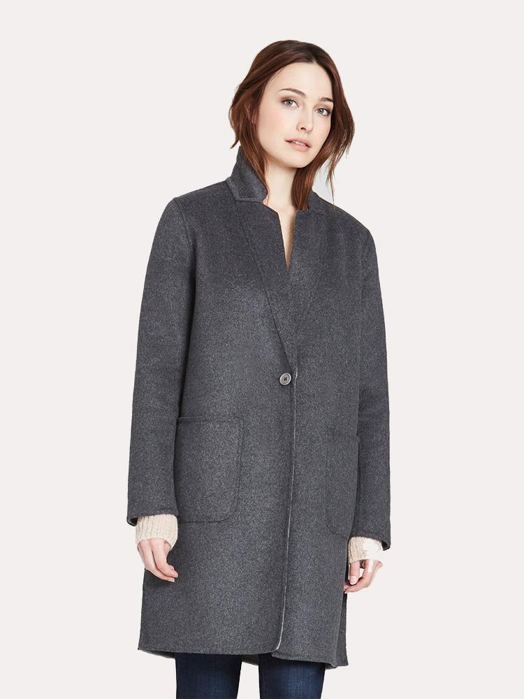 Ecru Reversible Coat - Saint Bernard