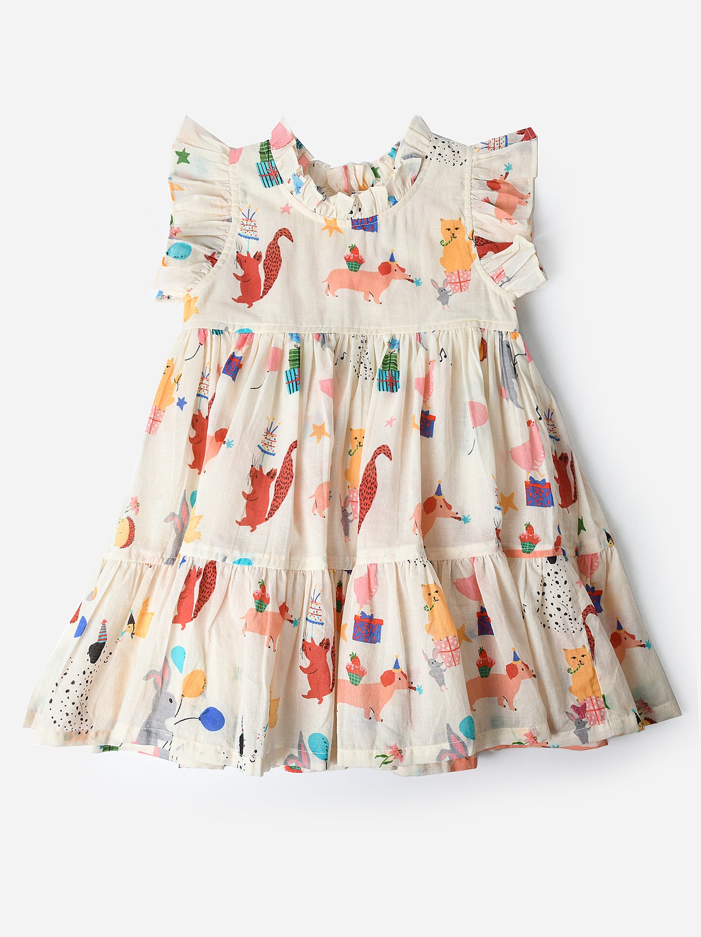 Pink Chicken Girls' Jennifer Dress - Saint Bernard
