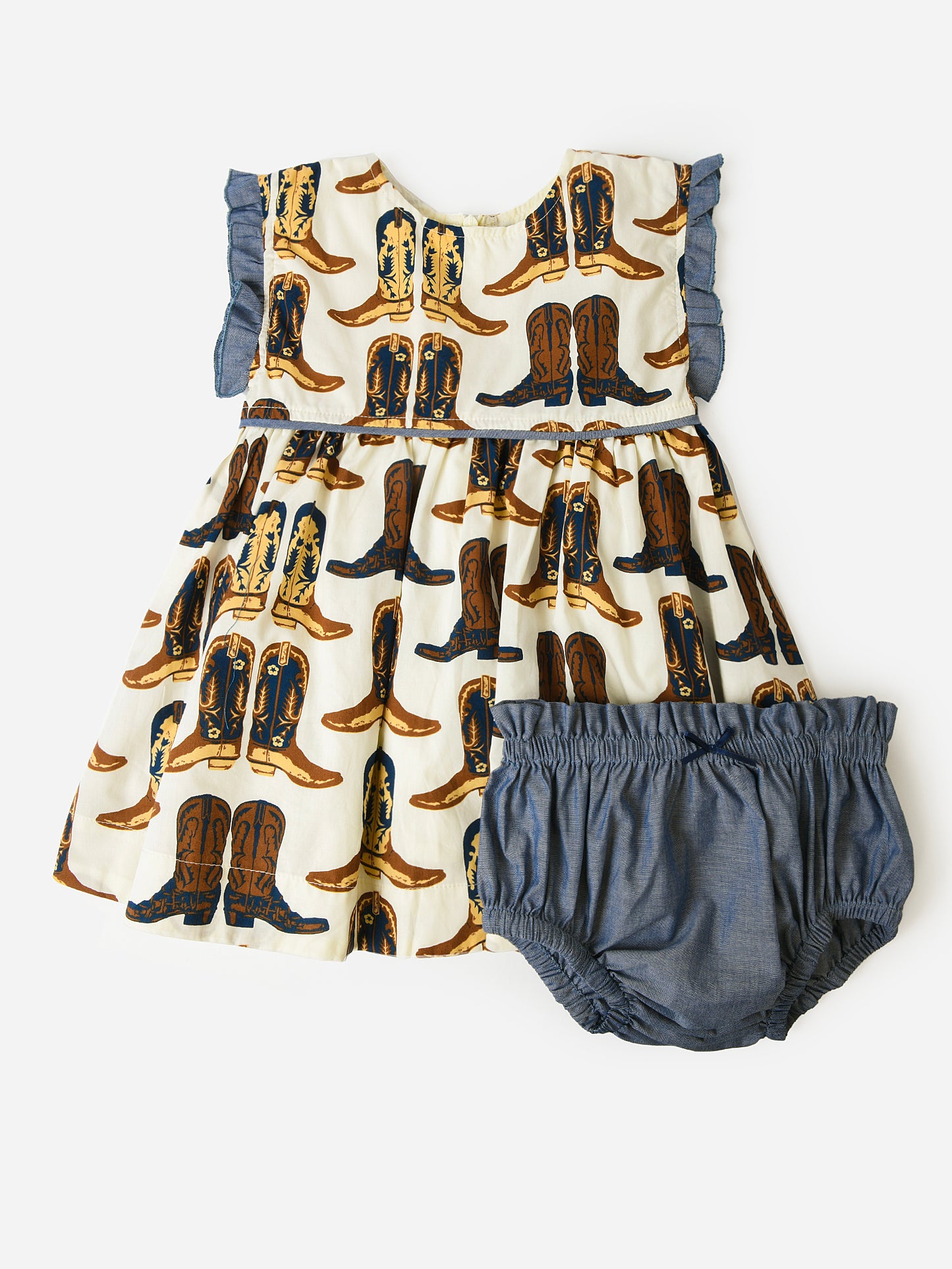 Pink Chicken Baby Girls' Nell Dress Set - Saint Bernard