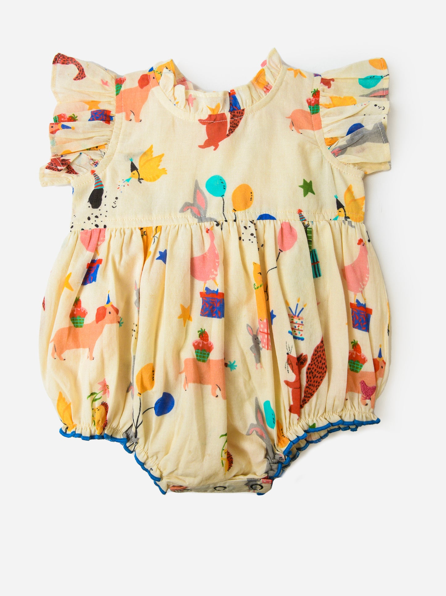 Pink Chicken Baby Girls' Jennifer Bubble - Saint Bernard