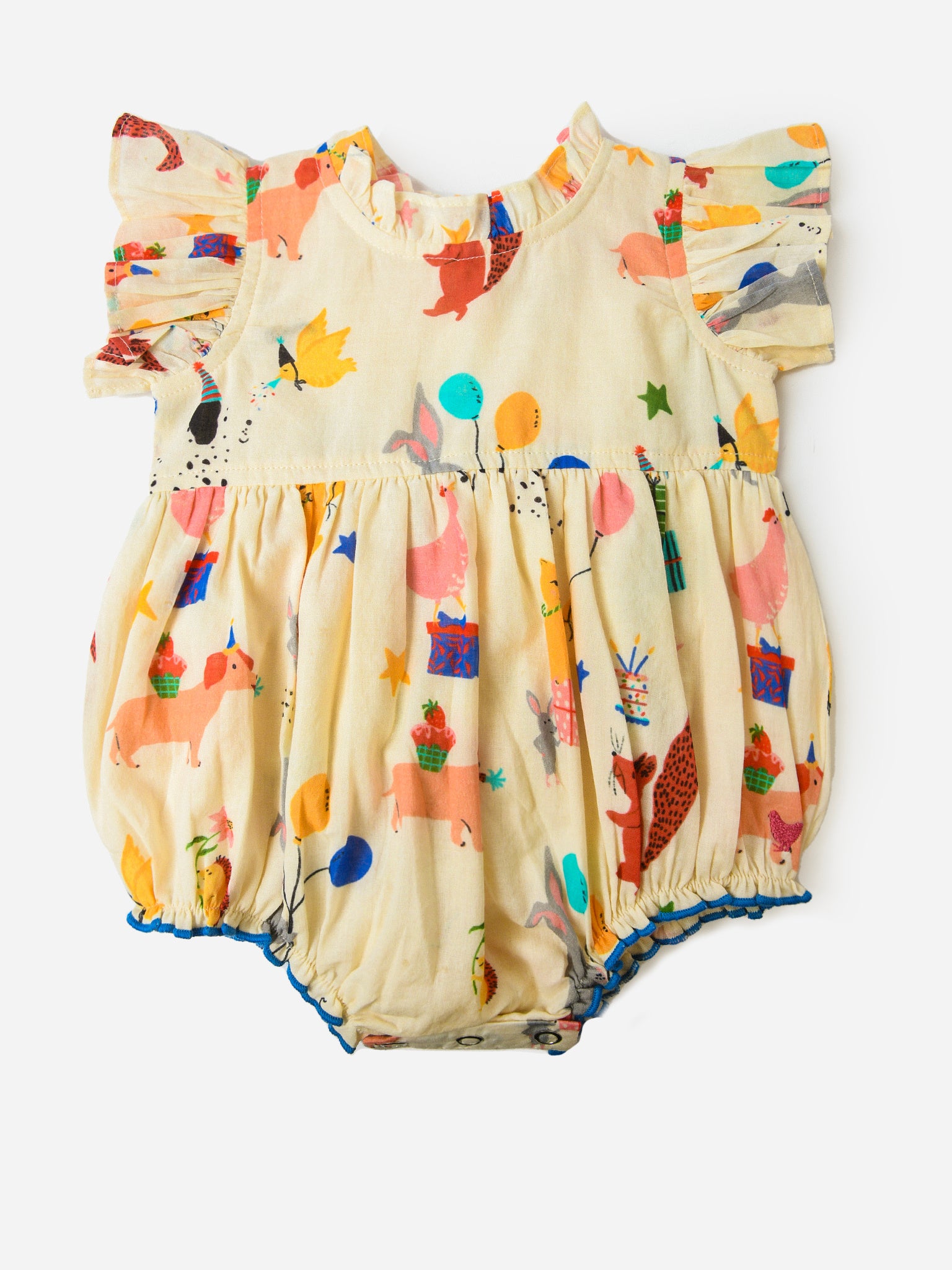 Pink Chicken Baby Girls' Jennifer Bubble - Saint Bernard