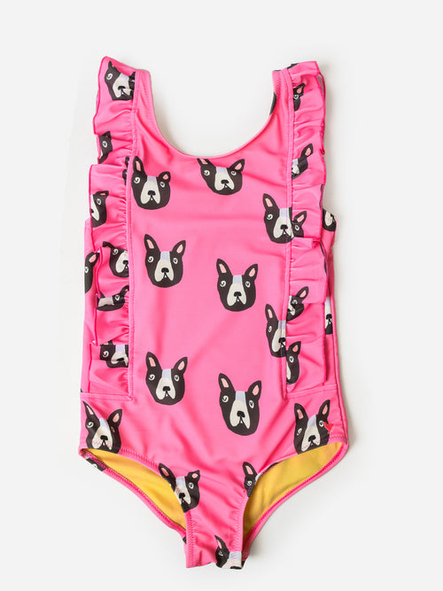Pink Chicken Girls' Katniss One-Piece Swimsuit