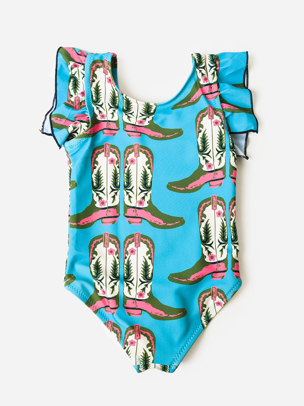 Pink Chicken Girls' Elsie One-Piece Swimsuit - Saint Bernard