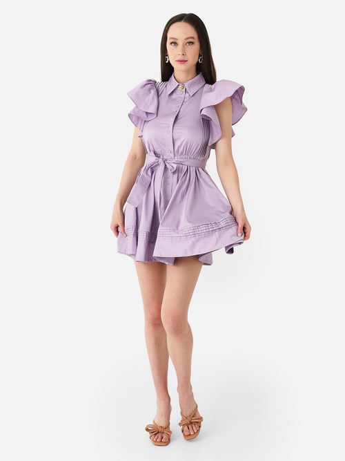 AJE Women's Kindred Frill Mini Dress
